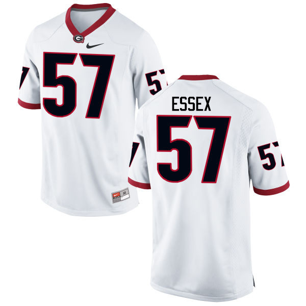 Men Georgia Bulldogs #57 Alex Essex College Football Jerseys-White